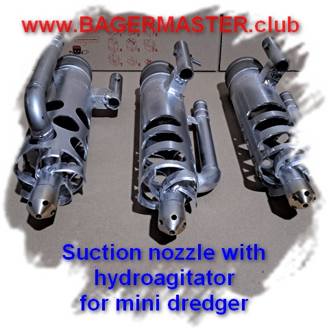 suction nozzle for mini dredger